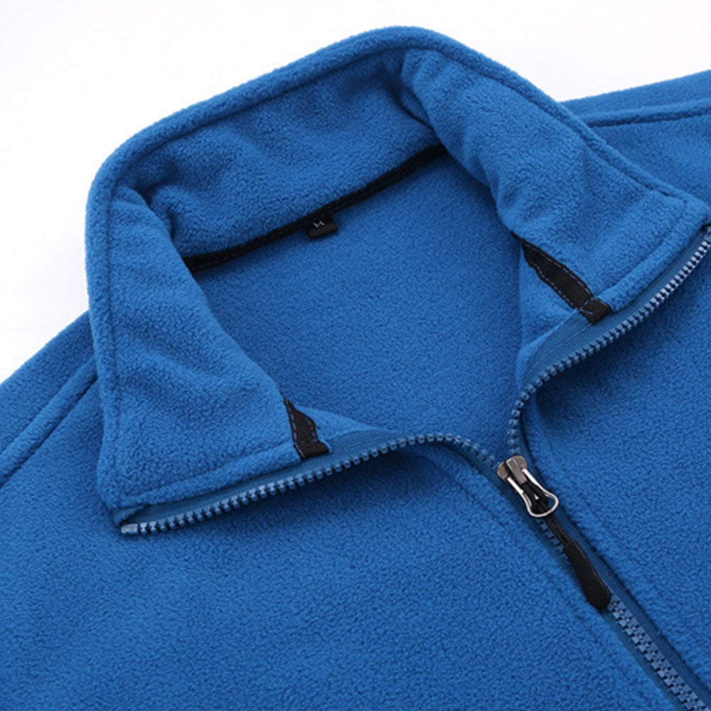 Polar Fleece Jacket- Full Zip-Royal Blue